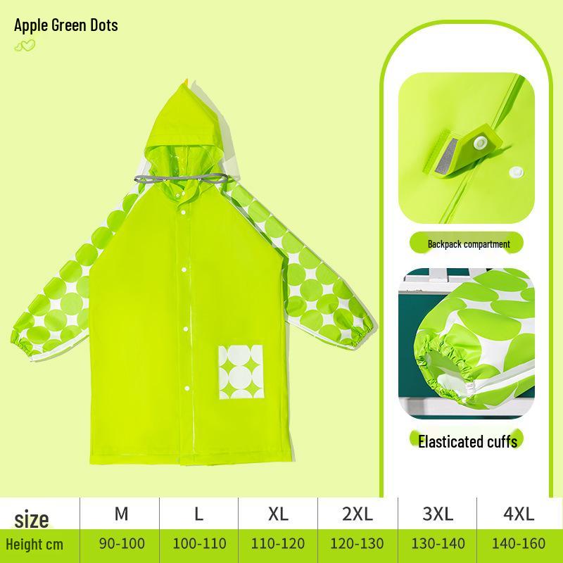 Children's Cartoon Rain Poncho - Waterproof Gear for Boys, Girls, Toddlers, and Primary School Students