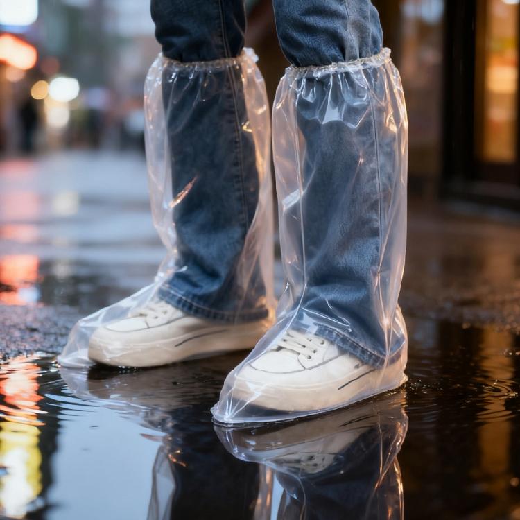 Pack Of 5 Rain Shoe Sleeves Quick Dry Protections Against Mud Water Rain Sock for Various Shoe Type
