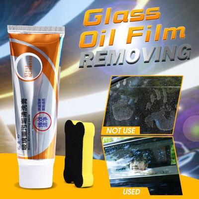 Car Glass Oil Film Removing Paste Deep Cleaning Polishing Glass Cleaner for Auto Windshield Home YSXX