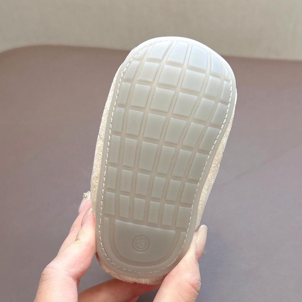 Unisex Baby Non-Slip Shoes: Soft Sole Cotton Walking Shoes for 6-12 Months
