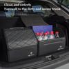 2026 Hot Alfa Romeo Leather Car Trunk Storage Box Large Capacity Toolcase Foldable Organizer Case For Alfa Romeo 159 166 Giulia