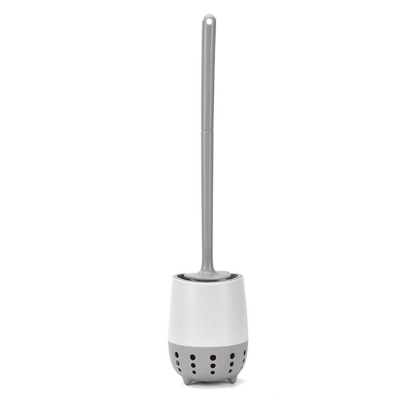Multifunctional Soft-Bristle Toilet Brush with Long Handle & Base