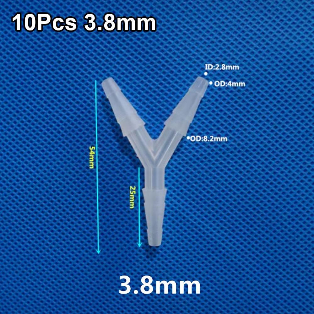 10Pcs Plastic 3 Way Connector PP PE Hose Fittings for Aquarium Fish Tank Fittings