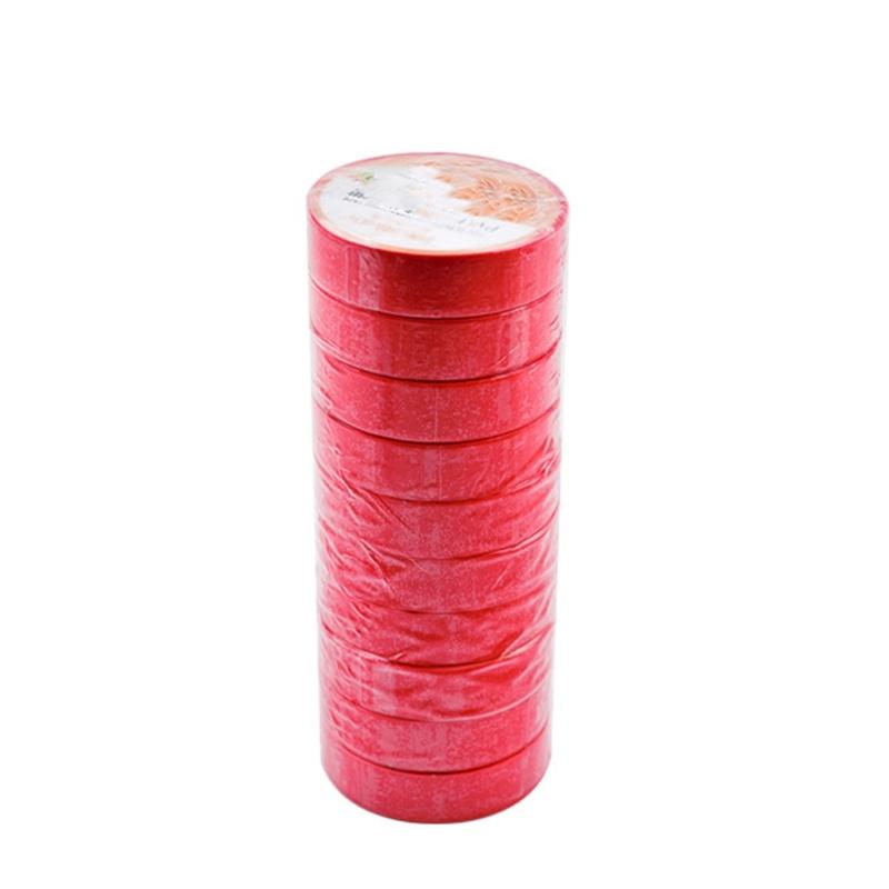 10 Roll Electrical Insulation Tape High Temperature Resistant PVC Insulating Tape for Wire Cable Splices Easy to Use