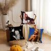 Singer S-Sabrina C-Carpenter Mans Best Friend Pillow Case Office Cushions Suitable For Sofa Car Bedroom Decorative Cushion Cover