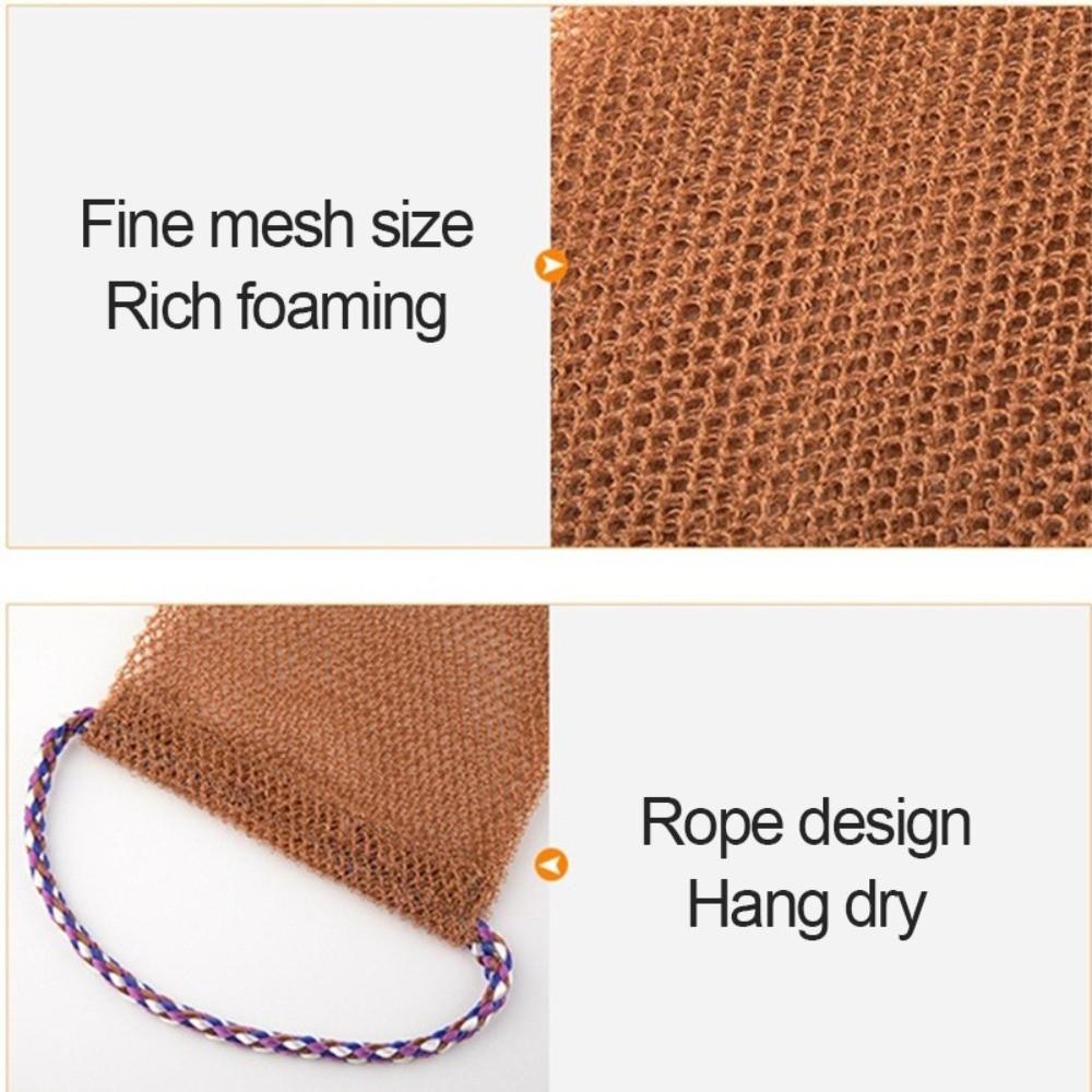 Long Length African Net Sponge Reusable Bath Net Sponge New Exfoliating Net  Bathroom