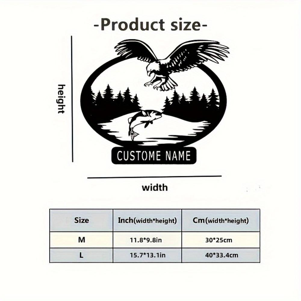 

Custom Hunting Metal Sign Personalized Outdoor Forest Decor 30cm