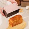 Pullman Loaf Pans with Lid for Homemade Bread Nonstick Corrugated Carbon Steel Bread Toast Box with Cover for Bakeware
