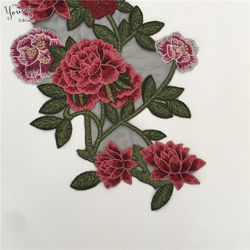 High Quality Mesh Embroidery Applique Lace Collar Diy Lace Lace Dress Accessories Sewing Accessories