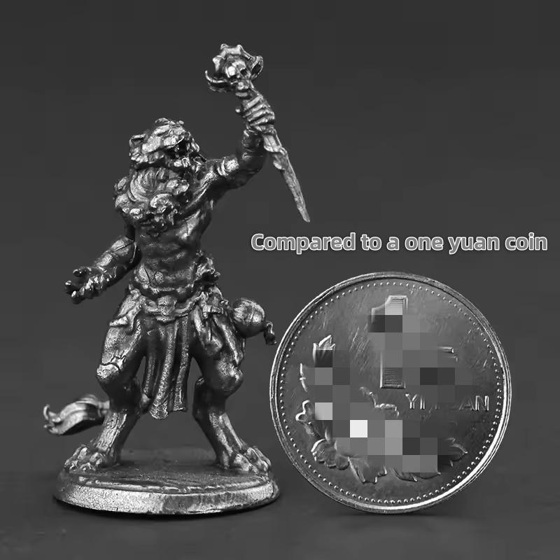 Metal Ancient Hundred Wars Lions Soldiers Model Gifts Miniature Ornament Accessories Action Figures Toys Board Game Pieces
