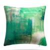 Turquoise Geometric Color Block Short Plush Cushion Cover Color Block Gem Series Linen Pillow Case Home Fabric
