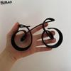 Modern Mini Bicycle Model for Desk 3D Minimalist Table Ornament Collectible Art Piece for Home Display