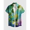 Fashion Men's Hawaiian Shirts 3D Printed Short Sleeved Button Down Lapel Shirt Oversized Tops 2025 Summer Casual Aloha Shirts