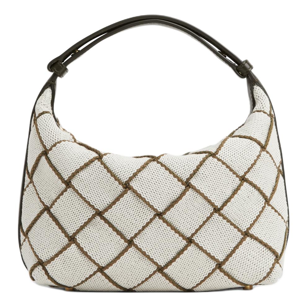 

Bottega Veneta Wallace Adjustable Buckle Shoulder Strap Zipper Closure Polyester Mini Tote Bag Women Tote Bags Natural Khaki 796637V2HM43390 Basic Set (Bag+Dust Bag)