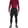 Under Armour X Elite Collaboration ColdGear® Tight Sweat-Wicking Quick-Dry Soft Printed Letter Sports Long Pants Men Bottoms Black 1386946-001
