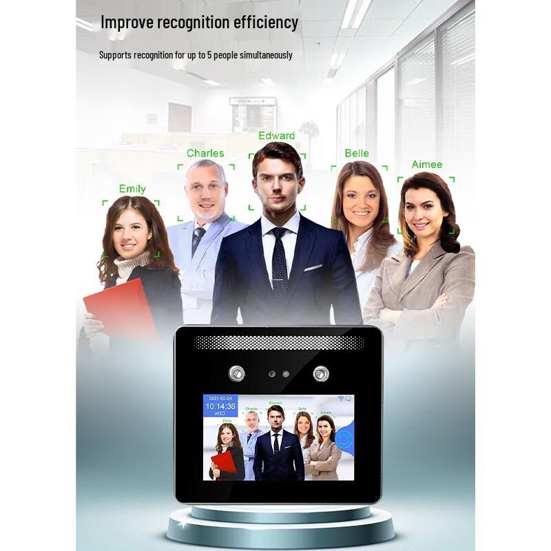 TIMY AI Face Recognition Access & Attendance Terminal CN plug (adapter included)