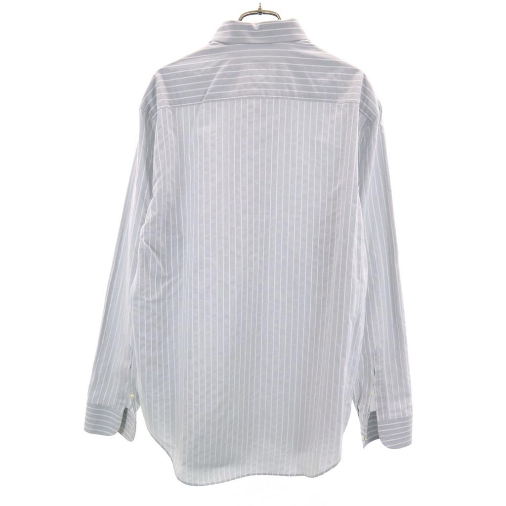 ARMANI COLLEZIONI Long sleeve Cotton shirt 41 Gray Men's Used