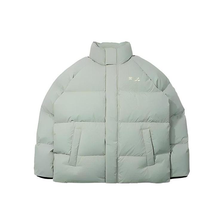 FILA Down Jackets Unisex Pea Green Stand Collar Thickened Other FS2DJD4101X-EGY