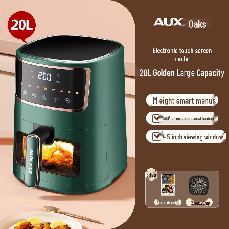 

2025 Многофункциональная электрическая аэрофритюрница-духовка с низким содержанием жира и большой вместимостью, с видимым приготовлением, не требует переворачивания