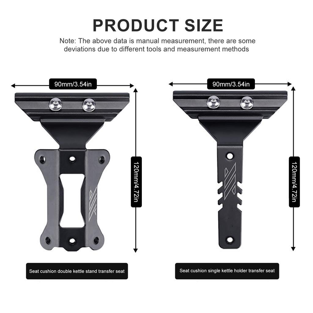 Bike Saddle Water Bottles Rack Adapter High Strength Water Cup Adapter for Commuting and Outdoor Adventures
