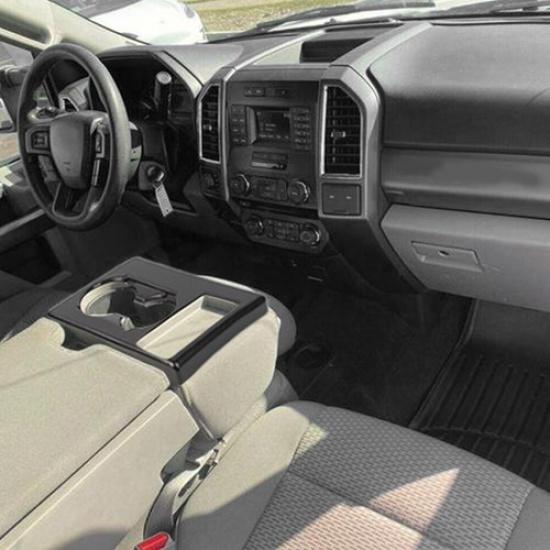 Carbon Fiber Center Cup Holder Panel Cover Trim For Ford F250350450550 15-20