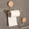 Solid Wood Toilet Paper Roll Holder Bathroom  Roll Paper Storage Rack Bathroom Accessories Self Provided Adhesive Is Required