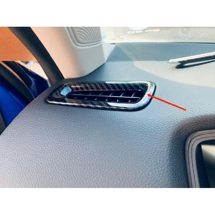 Front Upper Air Vent Outlet Cover For - Honda Civic Carbon Fiber 2pcs