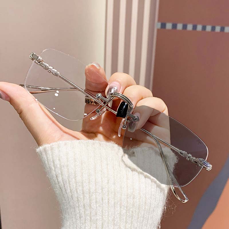 

Fashion Outdoor Photochromic Far-sighted Eyewear Unisex Luxury Color Changing Far-sighted Glasses Women Reading Eyeglasses 0 To +4.0