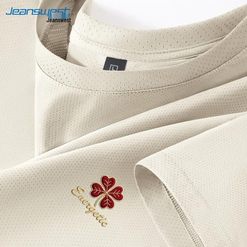 Jeanswest Men s Ice Silk Quick-Dry Mesh T-Shirt 4XL