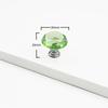 30mm Diamond Shape Design Crystal Glass Knobs Cupboard Drawer Pull Kitchen Cabinet Door Wardrobe Handles Hardware