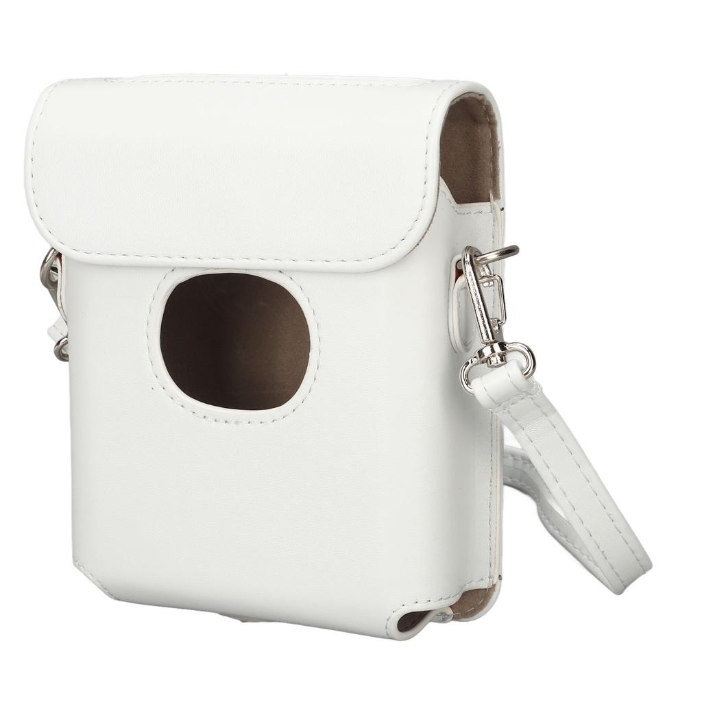 PU Leather Carrying Case Vintage Anti Scratch Camera Bag with Shoulder Strap for FujiFilm Instax