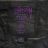 STUSSY sweat Stajan S black Batting jacket Men's Used