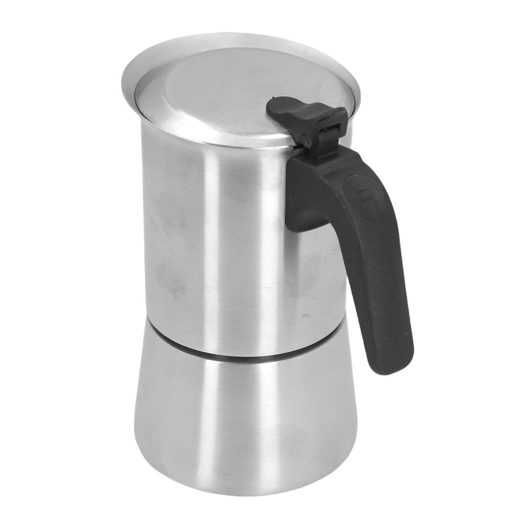 Stovetop Coffee Maker 304 Stainless Steel Multifunctional Stovetop Coffee Pot for Brewing Coffee