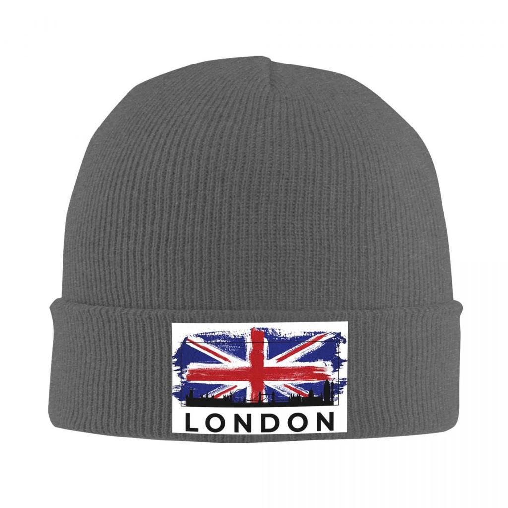 London UK England Warm Knitted Cap Fashion Bonnet Hat Autumn Winter Outdoor Beanies Hats for Men Women Adult