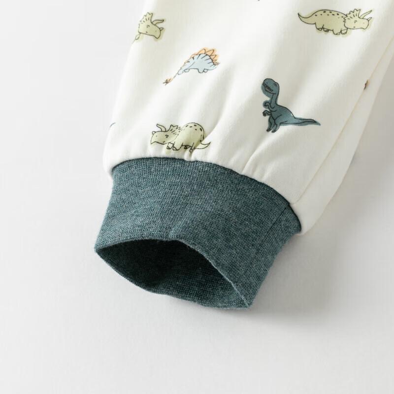 DAVE&BELLA Boys' Cotton Anti-Bacterial Long Johns Set