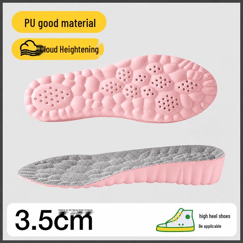 Men's Invisible EVA Height Boost Insoles - Full Pad, Non-Collapsing, Comfortable, Hard Sole.
