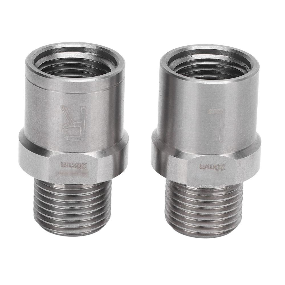 1 Pair Heavy Duty Extended Pedal Spacer Bike Pedal Extension Shaft  for Bike Pedal Compatibility