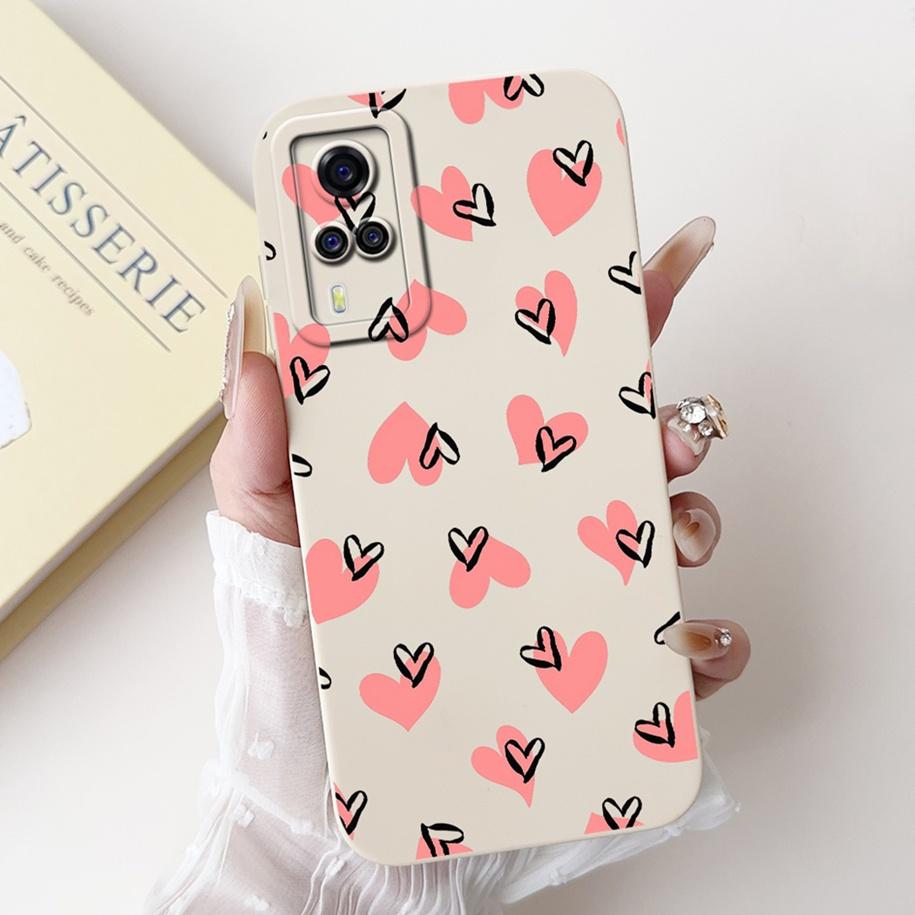 For Vivo Y51 2021 Case V2030 Cover Cute Fashion Space Cartoon Soft Silicone Matte Funda For Vivo Y31 2021 Y51A Y51s Y53s 4G Capa