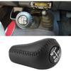 Car Shift Knob, 33504-20120-C0 Leather Black Great Hand Feeling Gear Shift Knob Handball Shift Lever Fit for Toyota 4Runner/Pickup/Hilux Surf/Land