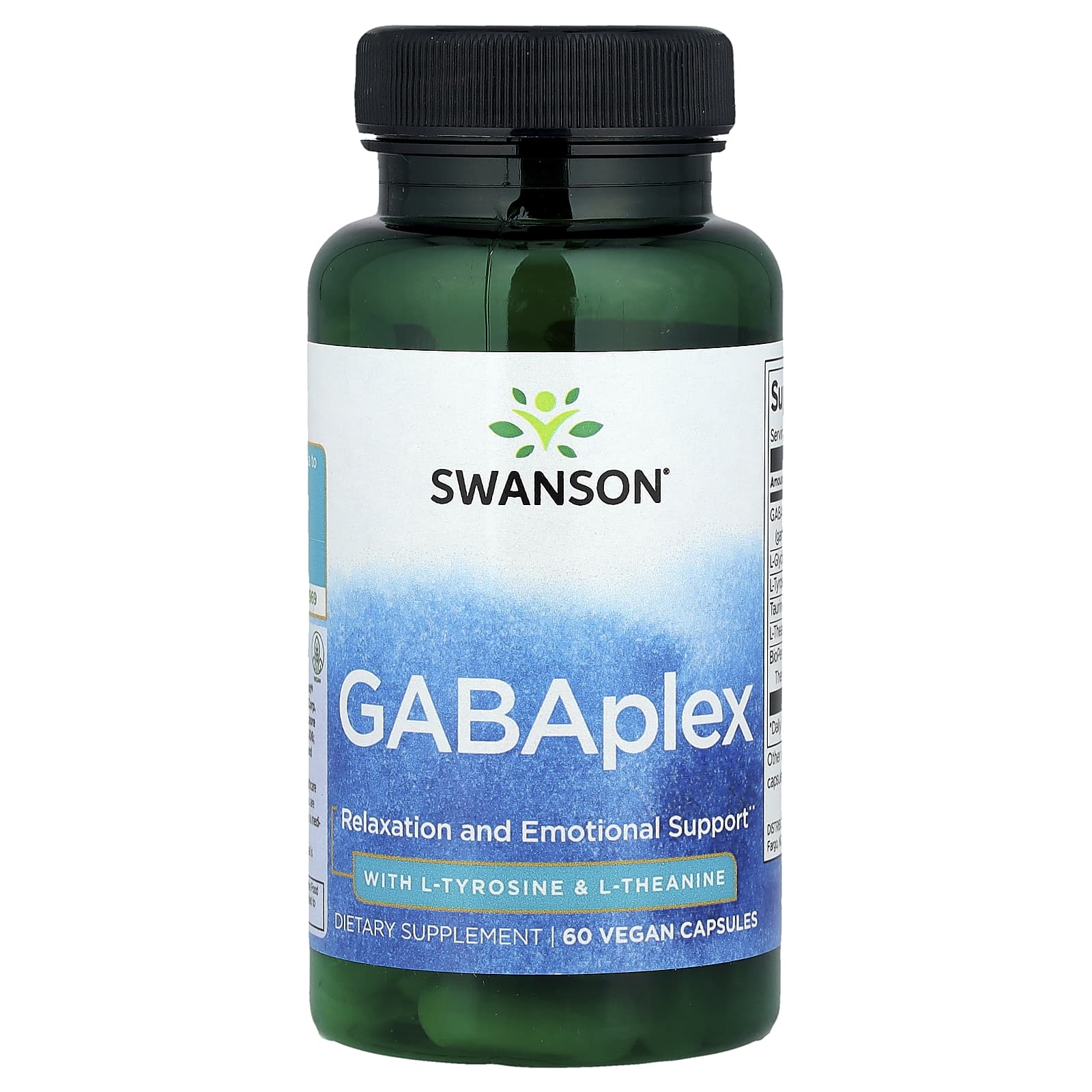 

Gabaplex, with L-Tyrosine and L-Theanine, 60 Veggie Capsules