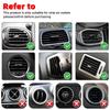 Car Air Conditioner Outlet Decorative U Shape Auto Air Vent Grilles Moulding Trim Decor Strips Car Door Edge Corner Protector