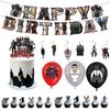 Skibidi Toilet Party Decoration Set Fun And Colorful Birthday Balloons Flags And Cake Toppers