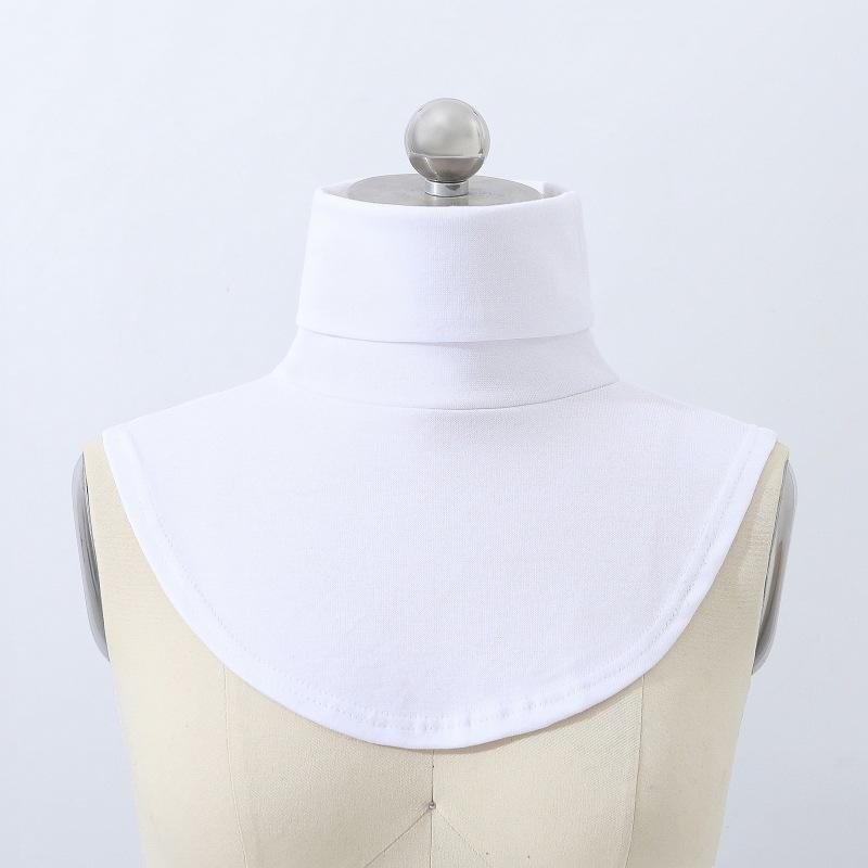 

В язаний штучний комір Високий комір Штучний хутряний комір Аксесуари Аксесуари для одягу Основа шарфа Хомут білий