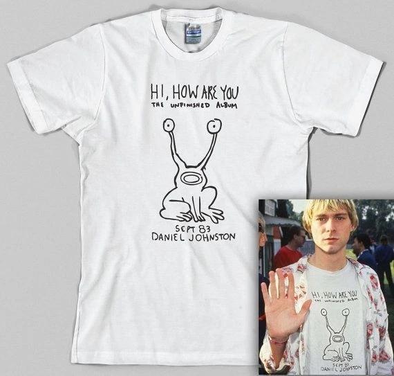 Daniel Johnston Hi How Are You Grunge Indie Music Unisex T Shirt Tee Top S