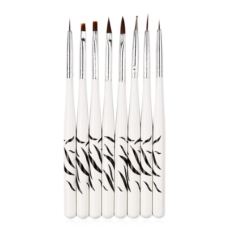 Hot Sale 2025 5Pcs Set Nail Brush Engraving Dotting Drawing Painting UV Gel Carving Pen Acrylic Beauty Nail Art Tools