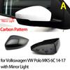 Carbon Look Side Wing Mirror Cover for VW Golf 7.5 MK7 7 GTD R GTI 6 Passat B7 CC Scirocco Polo 6R 6C MK6 Cap for Jetta 6 MKVI