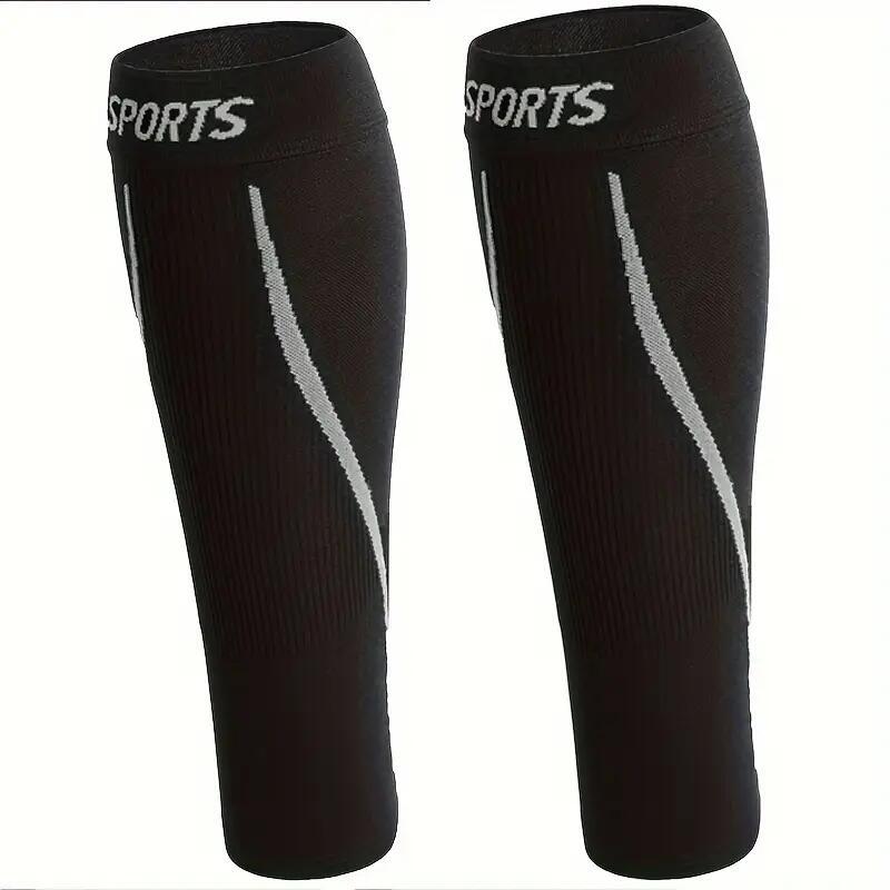 Compression Calf Sleeves for Football Basketball Fitness Sweat Absorbent Breathable Elastic Pressure Leg Support
