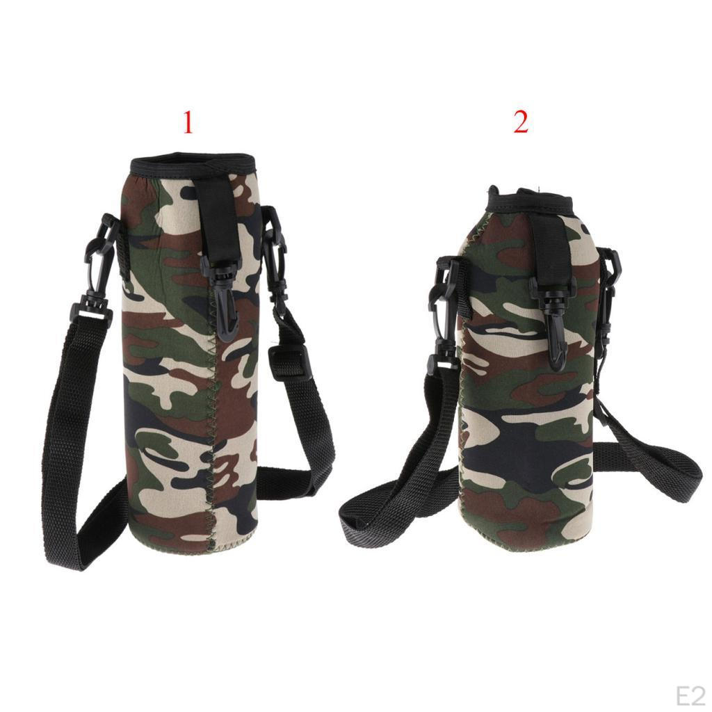 Bottle Carrier Holder Neoprene with Detachable Strap
