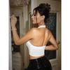 New Summer Casual Temperament Slim Fit Sexy Vest T-Shirt Sleeveless Suspender Versatile Top Strapless Women