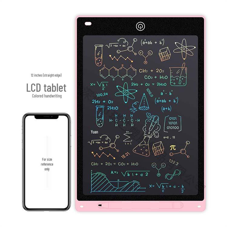 LCD Writing Tablet: 8.5/10/12 Inch Electronic Drawing & Painting Board for Kids - Hand-drawn & Blackboard Style.